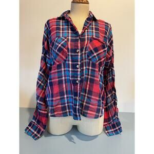 BDG women’s checkered Button down shirt size S